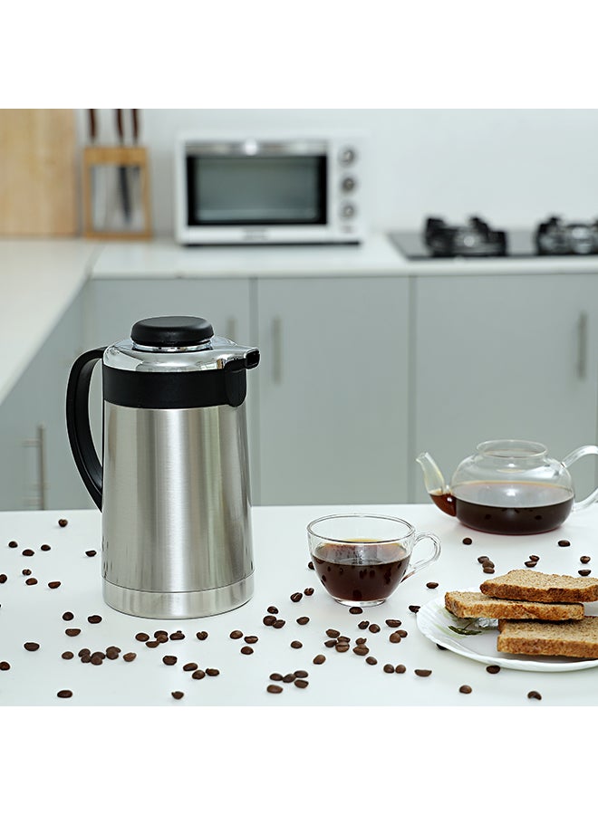 Ultramax Stainless Steel Thermos Silver/Black