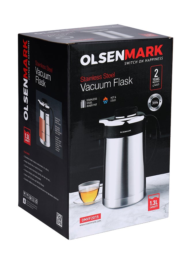 Ultramax Stainless Steel Thermos Silver/Black