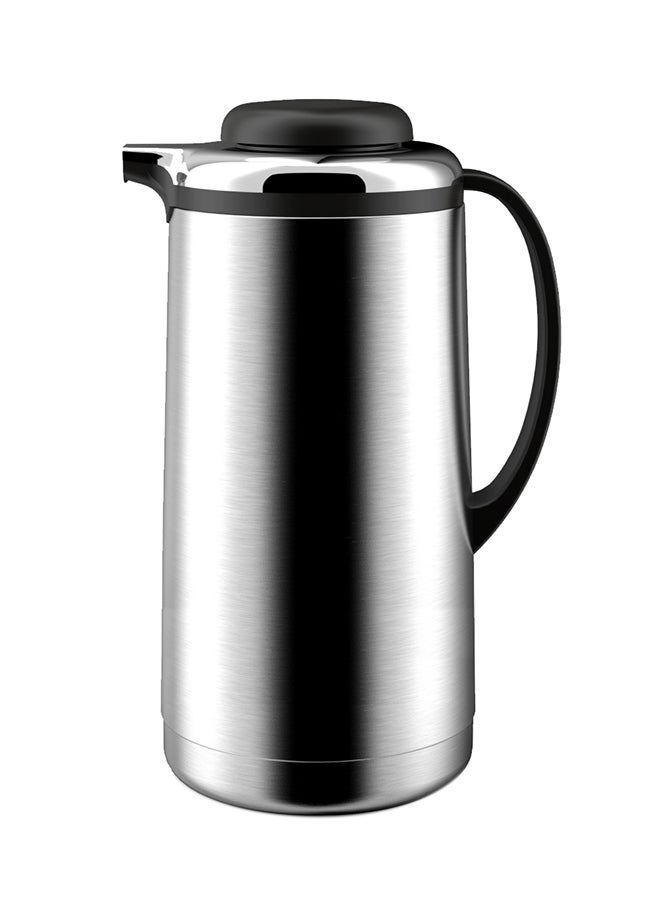 Vacuum Flask Silver/Black 1.6Liters