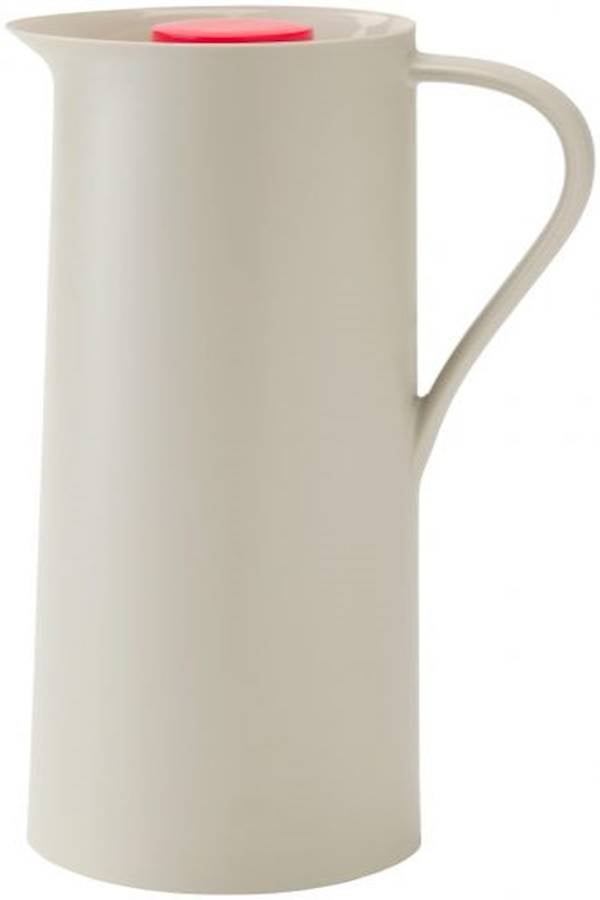 Behovd Vacuum flask beige red