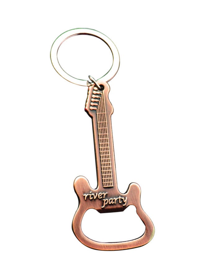 Stainless Steel Guitar Shape Bottle Opener Golden