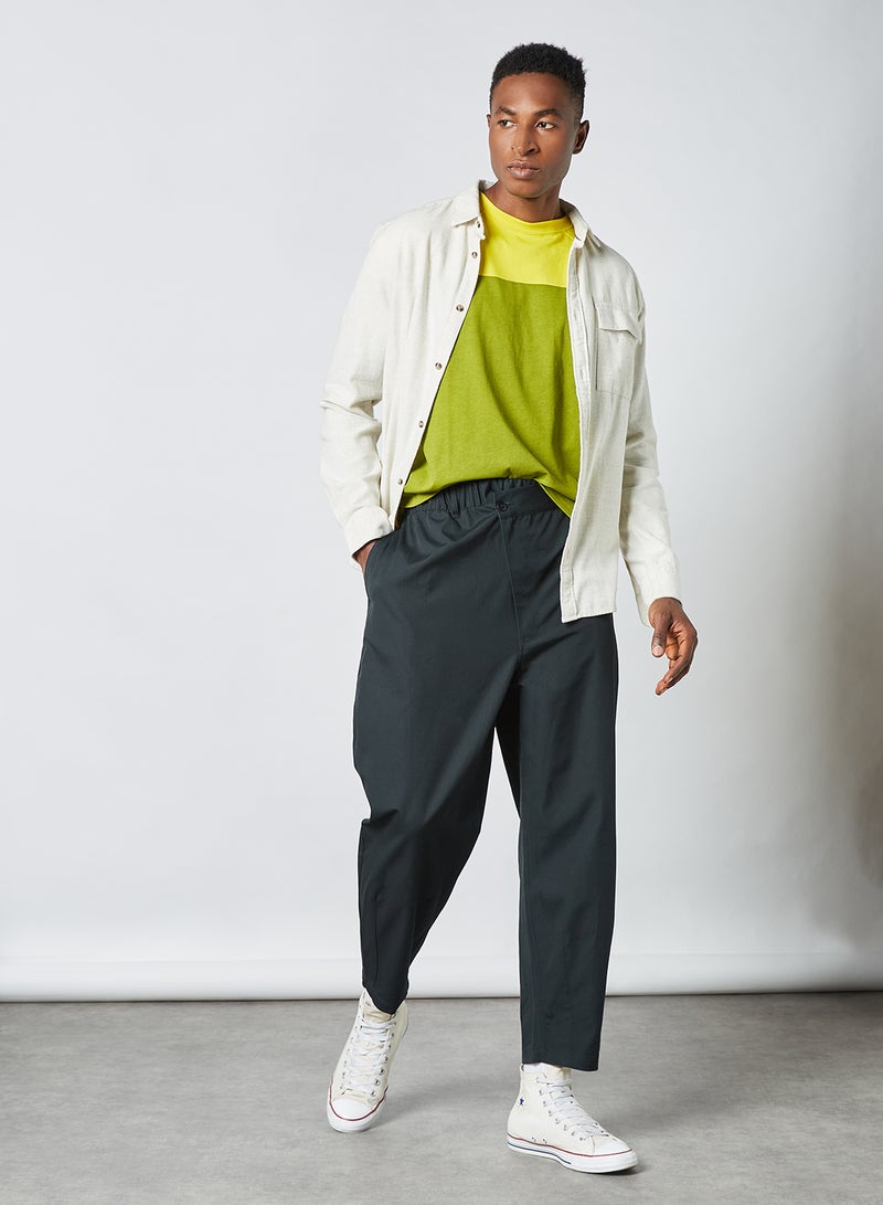 Tapered Chino Pants Black