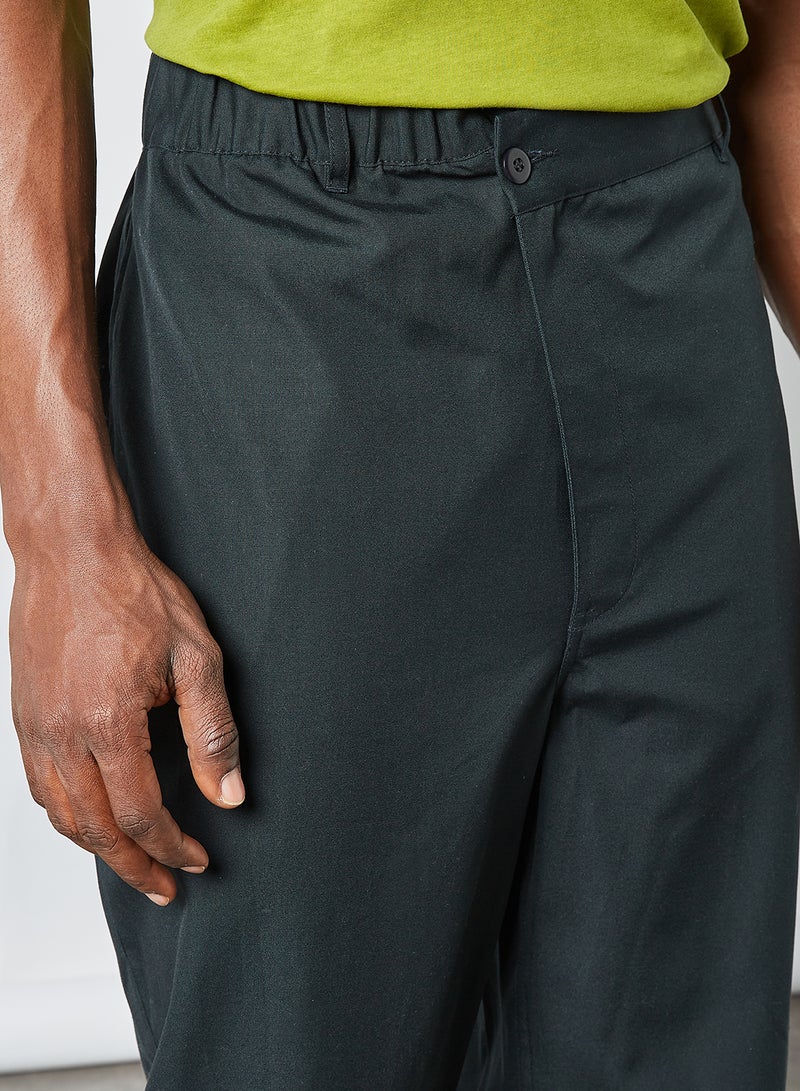 Tapered Chino Pants Black