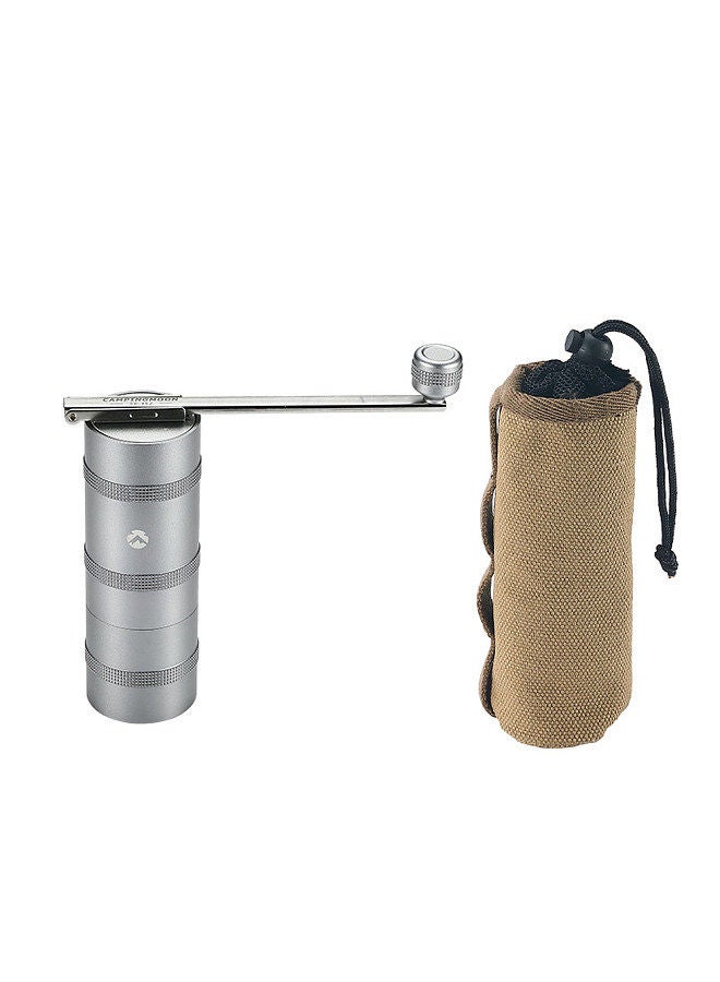 Manual Stainless Steel Grinding Core Coffee Bean Grinder Portable Hand Coffee Grinder Folding Handle Outdoor Camping Coffee Grinder Size M