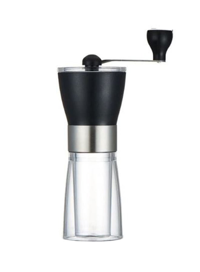 Manual Coffee Bean Grinder Black/Clear 350ml