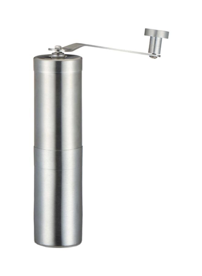 Stainless Steel Manual Coffee Grinder Silver