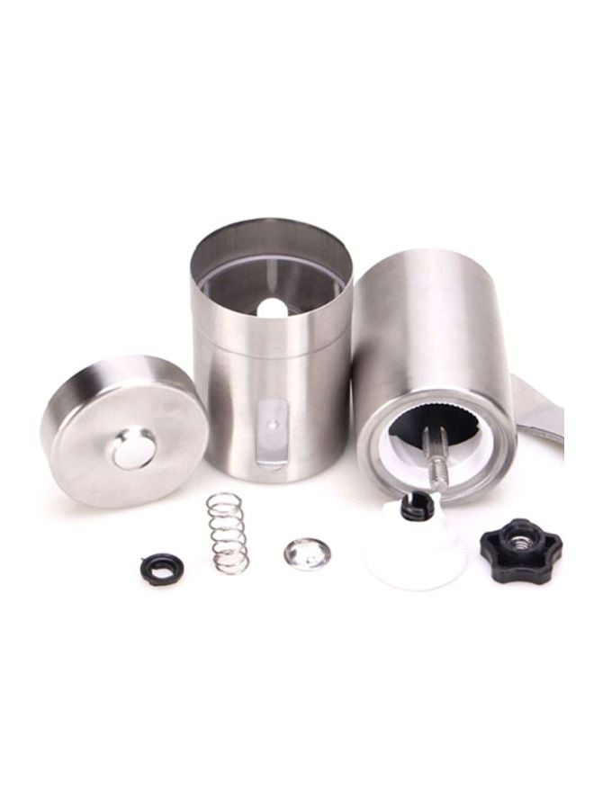 Stainless Steel Manual Coffee Grinder Silver