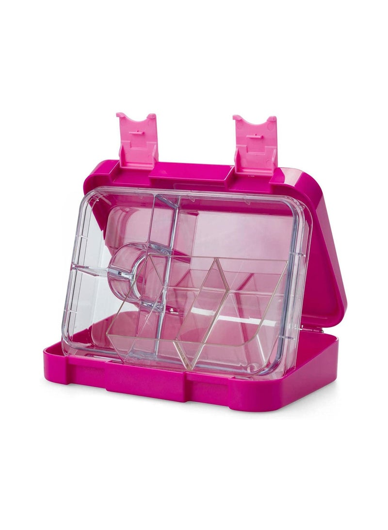 Lunch Box for Kid School Bento Purple Color for Kids 4 6 Convertible Compartments, BPA FREE, LEAK PROOF, Dishwasher Safe, Back to School Season, Food Graded Materials, Made of Triton