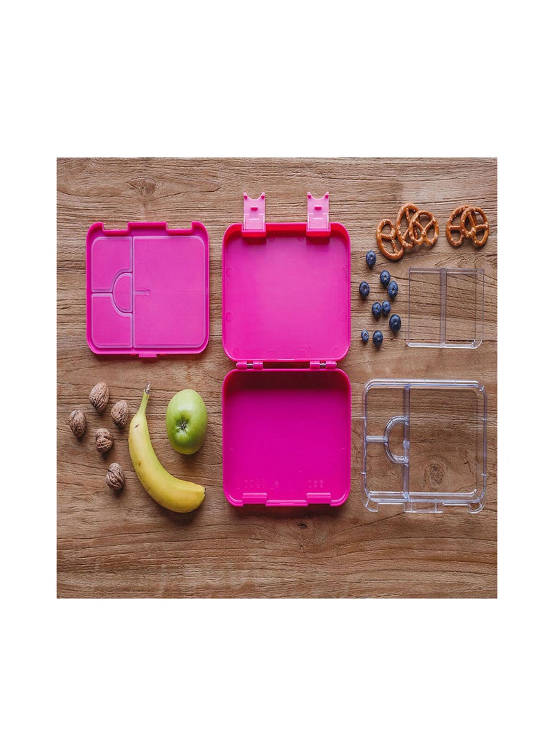 Lunch Box for Kid School Bento Purple Color for Kids 4 6 Convertible Compartments, BPA FREE, LEAK PROOF, Dishwasher Safe, Back to School Season, Food Graded Materials, Made of Triton