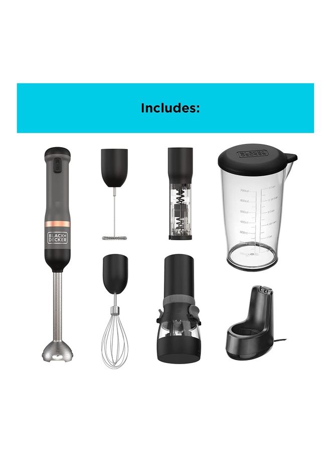 Kitchen Hand Blender With Measuring Cup BCKM1016KSB-GB Black/Silver