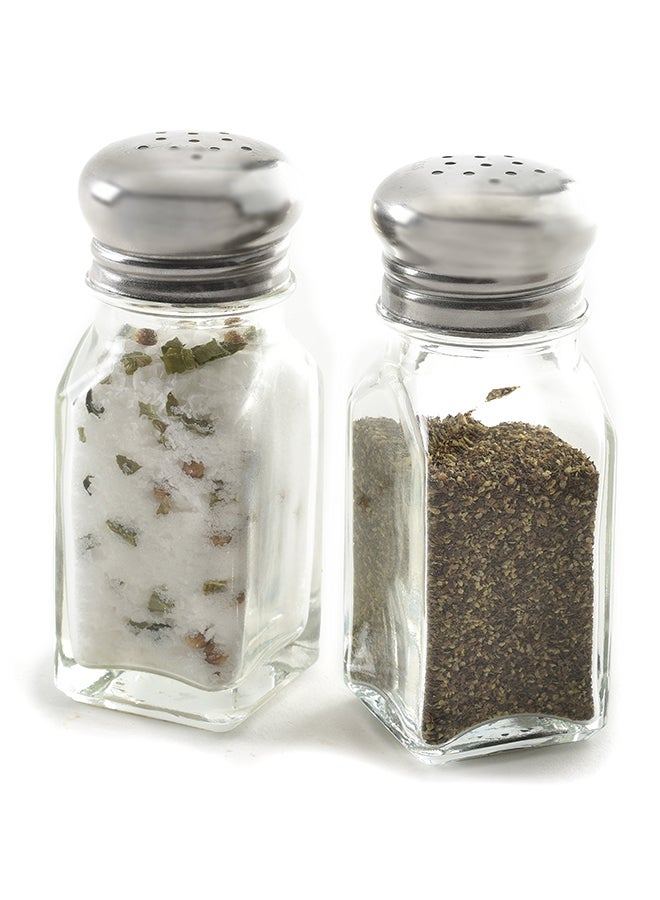 Salt And Pepper Shaker Clear 4inch
