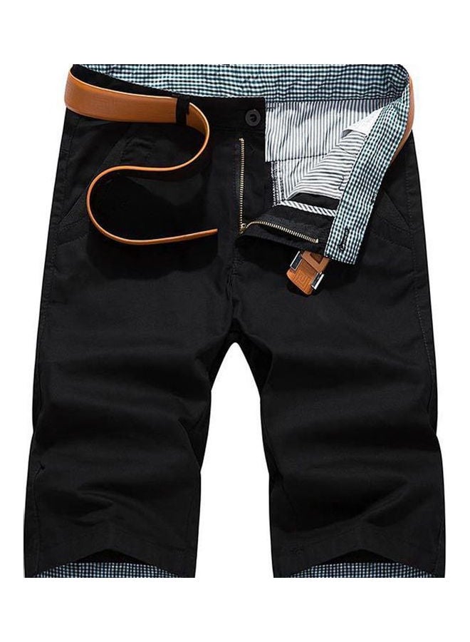 Men’s Casual Beach Board Shorts Black