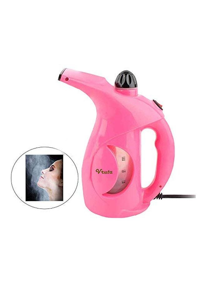 Garment And Face Steamer 200ML 0.2 L 800 W Vruta_Facial_Steamer-21-4-19 Pink/Black