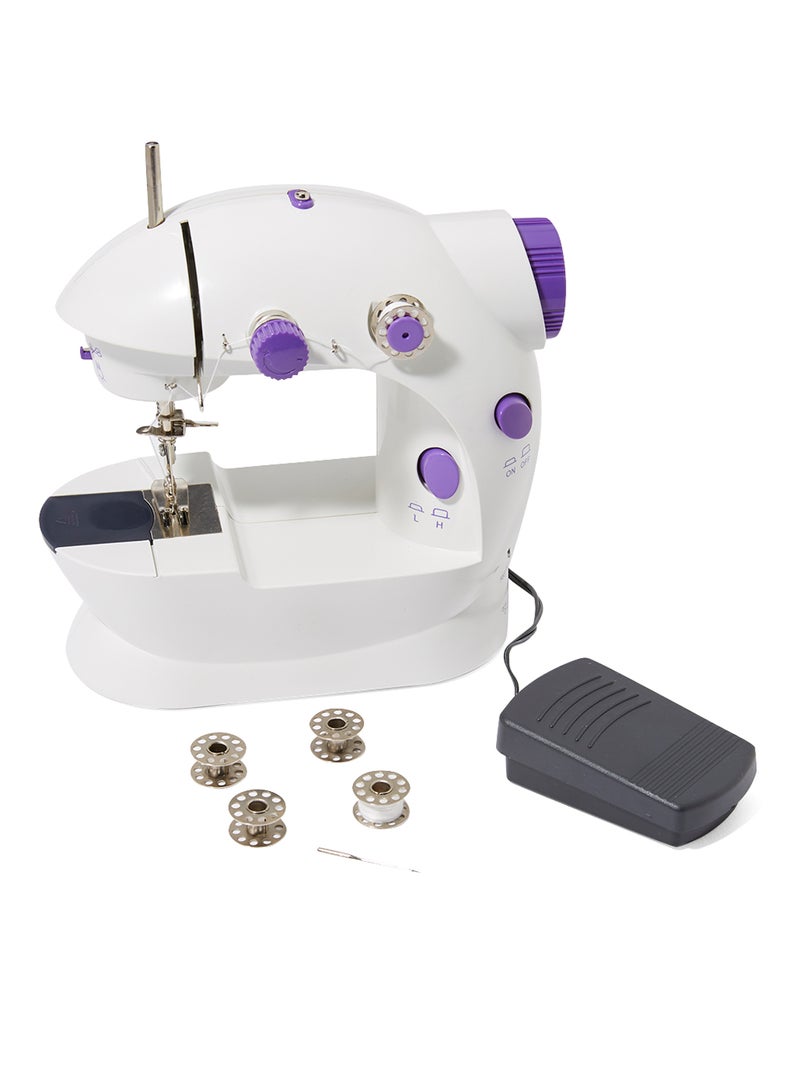 Multipurpose Electronic Sewing Machine 22x13x21centimeter SM-202A White