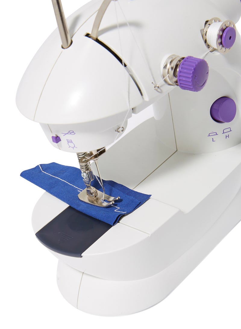 Multipurpose Electronic Sewing Machine 22x13x21centimeter SM-202A White