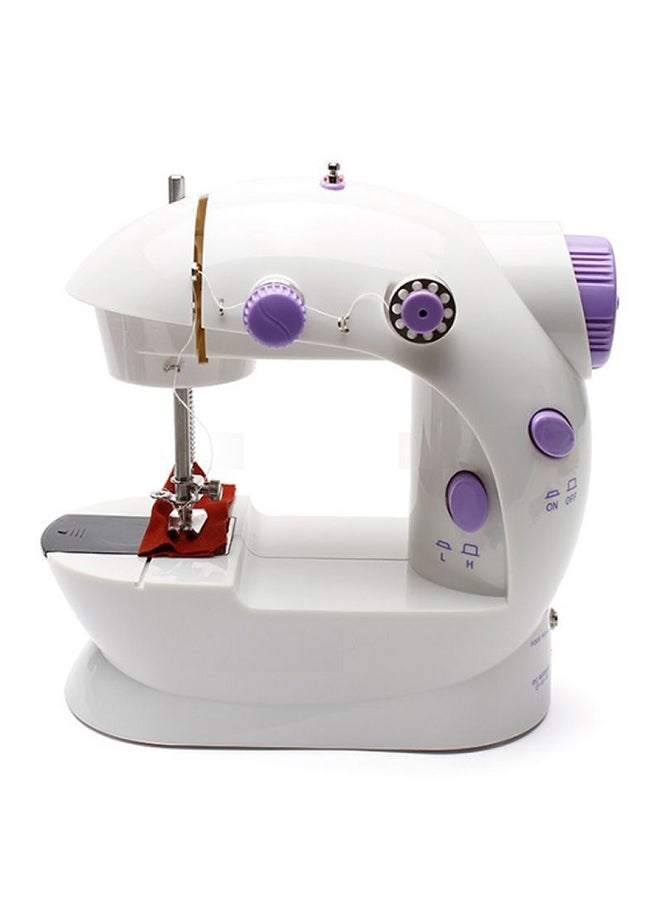 Multifunctional Mini Sewing Machine With Two Speed Control White