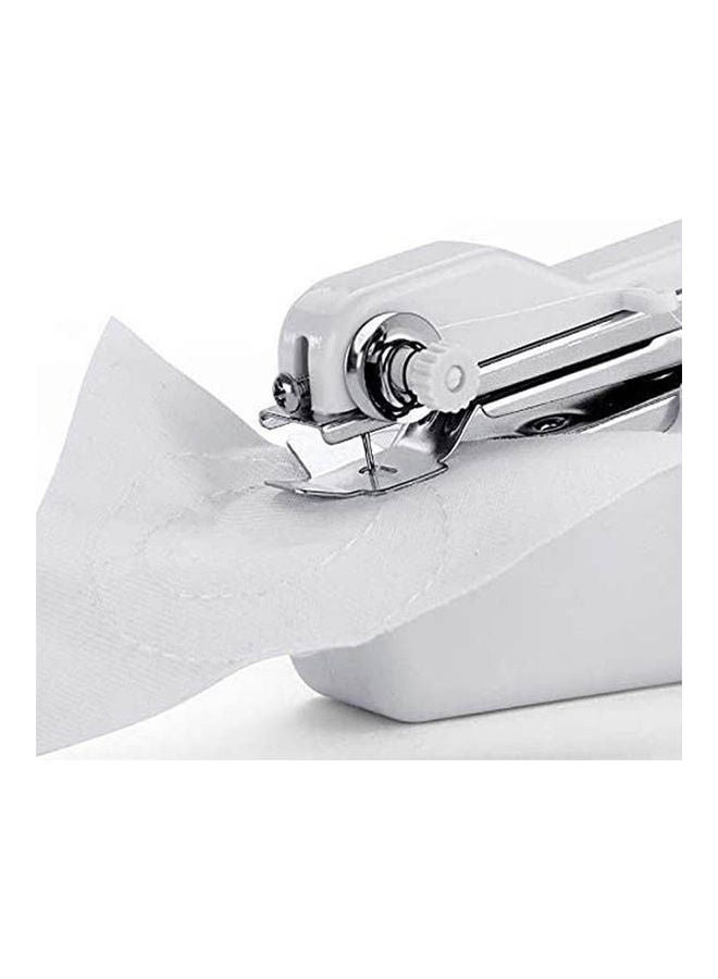 Portable Household Handy Stitch Electric Mini Handheld Sewing Machine 83X66H95 White