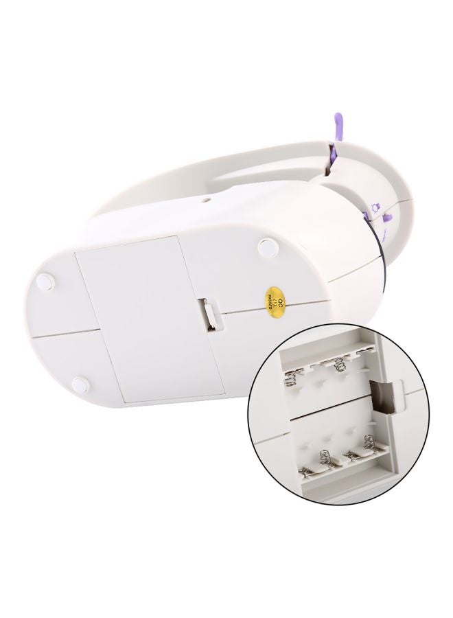 Electric Sewing Machine SM-202A White/Purple/Silver