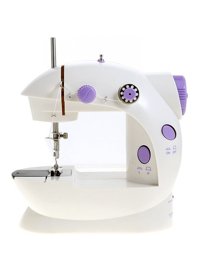 Double Thread 2-Speed Mini Sewing Machine White