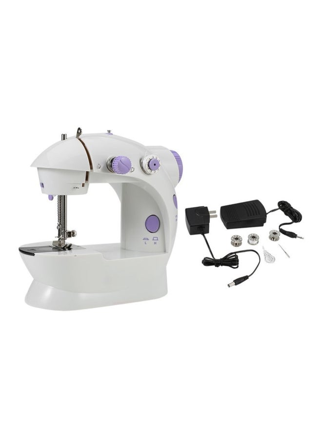 Multifunction Portable Sewing Machine 17083 White/Purple/Black