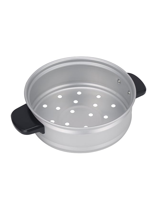 Multifunctional Rice Cooker With Non-Stick Inner Pot With Cool Touch Handle/Includes Cook And Keep Warm Functions, Equipped With Tempered Glass Lid, Rice Spoon, Plastic Inner Steamer And Measuring Cup 0.6 L 350 W OMRC2350H Pink/Silver