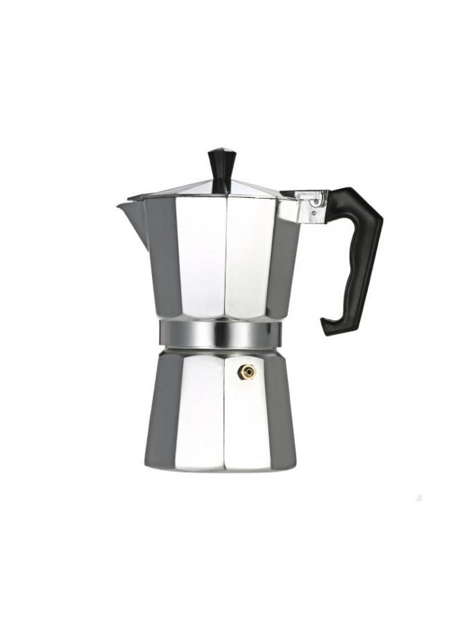 Espresso Percolator Coffee Maker Silver/Black