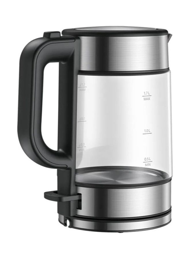 Electric Glass Kettle 1.7 L 2200 W BHR7423EU/MJDSH05FD/48366 Black Transparent