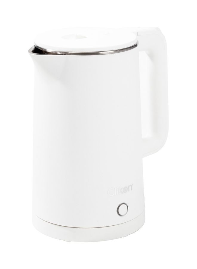 BPA Free Plastic Body Double Wall Stainless Steel Cordless Electric Kettle 2 Year Warranty 1500 W CK5143 White