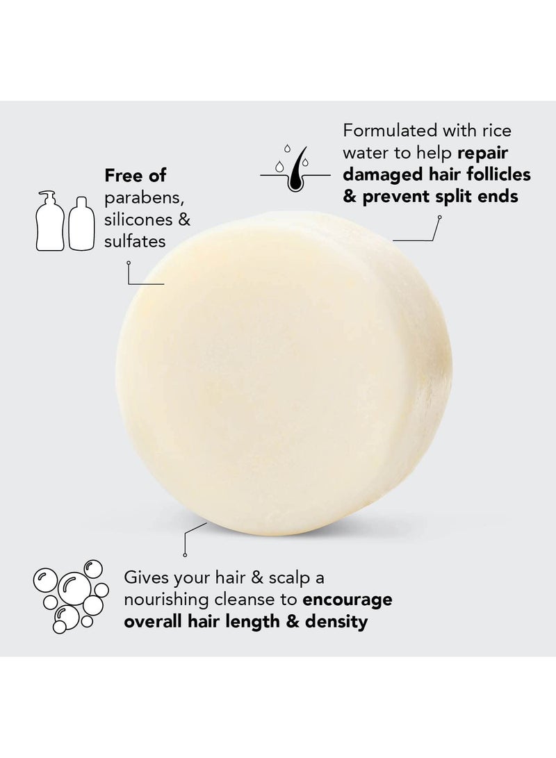 Shampoo and Conditioner Bar for Hair Growth. Strengthening, Cleansing & Moisturising Vegan Rice Water 2pc Set