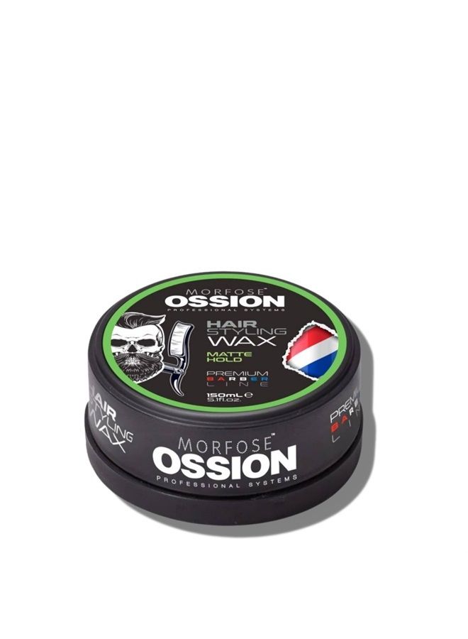 Ossion Barber Wax (5.3 oz, Matte Hold)