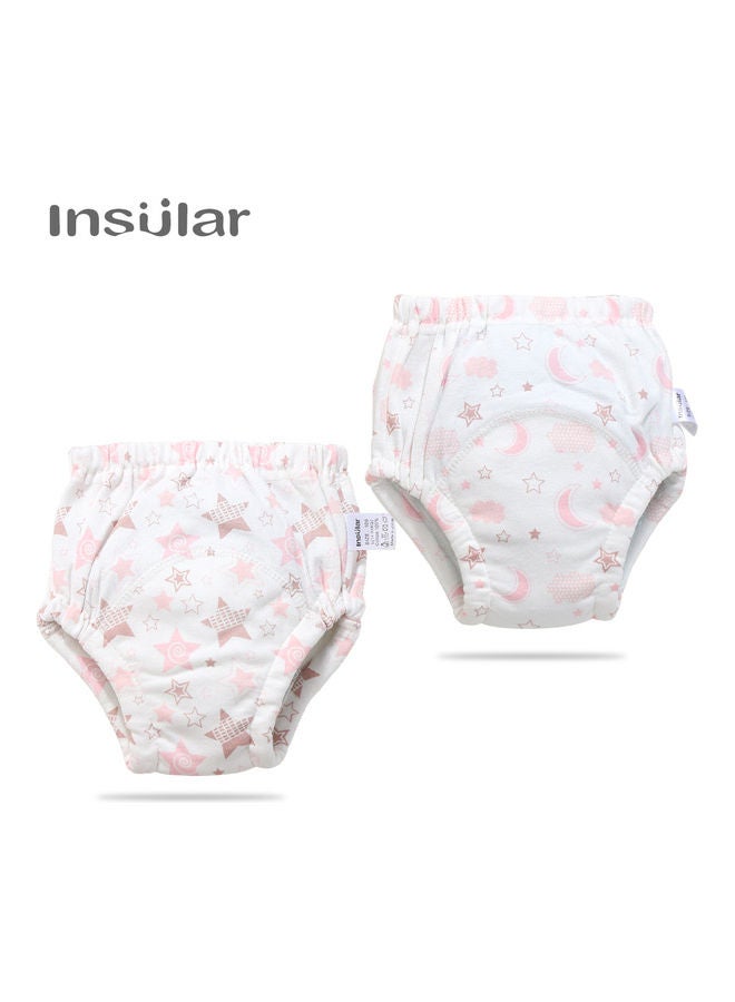 Pack Of 2 Printed 4 Layers Insular Training Pants