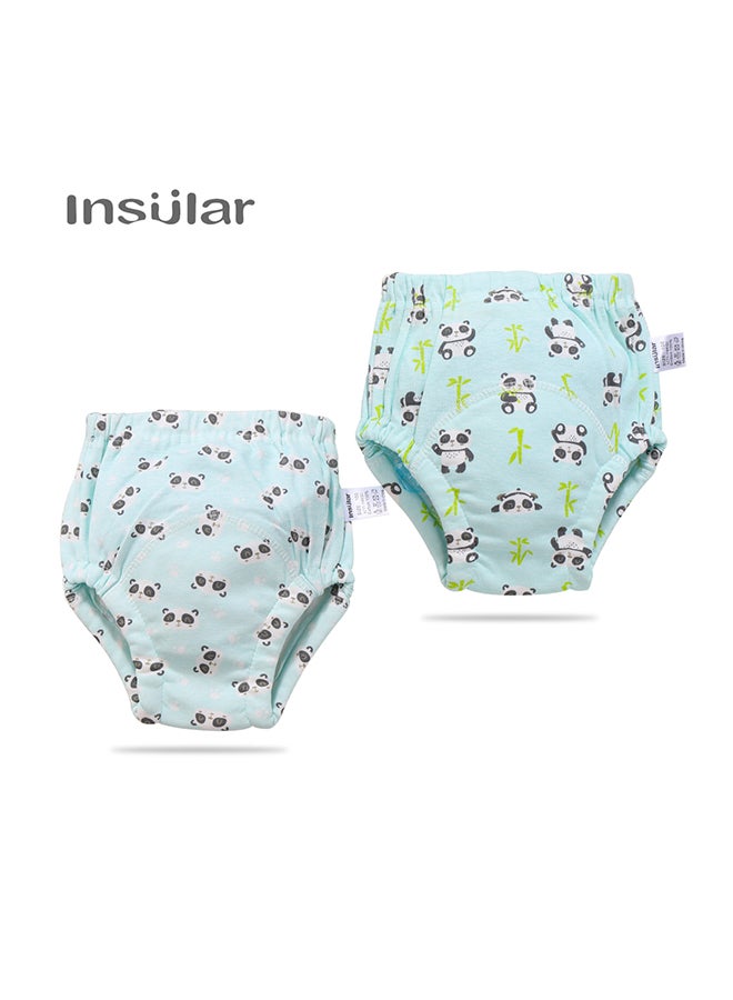 2 Piece Training 6 Layers Breathable Cotton Toddler Underwear