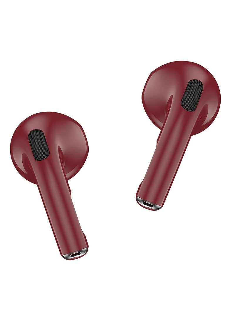 Xcell Soul 11 Small Size Ear Buds, with 5hrs play & talk time and100 hours standby, compatible with most Android/iOS/Harmony OS devices - Maroon