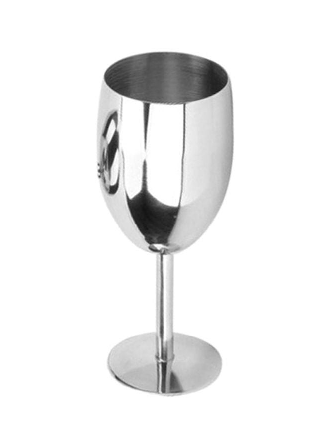 Stainless Steel Wine Glass Silver 6x6.5cm
