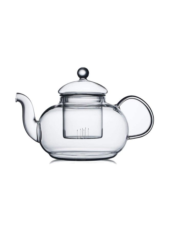 Glass Teapot Stovetop Safeclear Teapot With Removable Infuser 20.3 Ozloose Leaf And Blooming Tea Maker