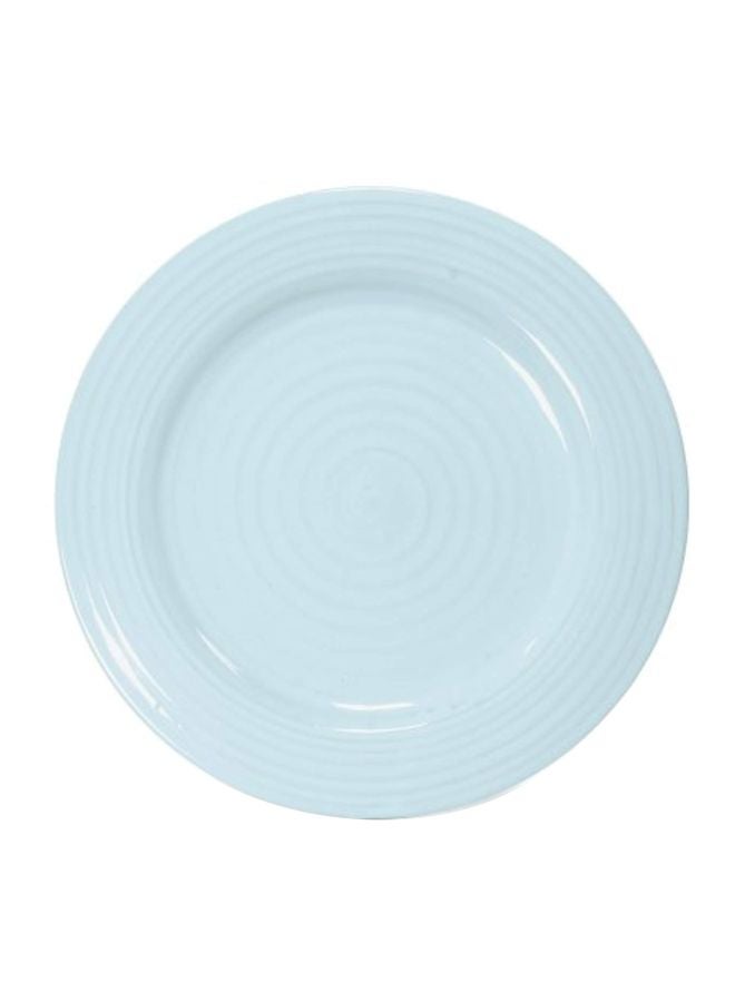 4-Piece Porcelain Dinner Plate Celadon 11inch