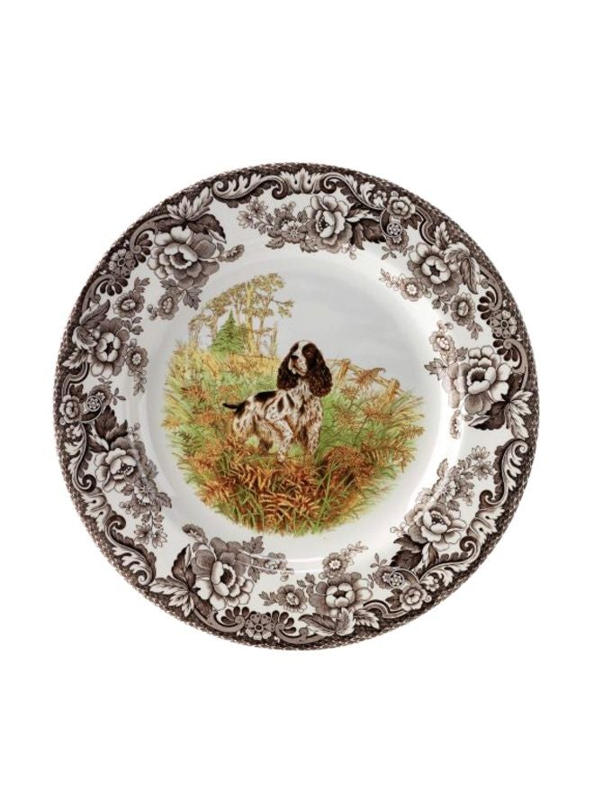 Flat Plate Brown/Green/White 10.5inch
