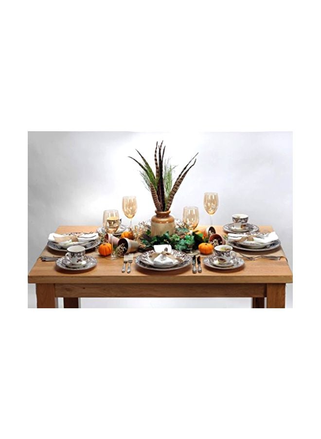 Flat Plate Brown/Green/White 10.5inch