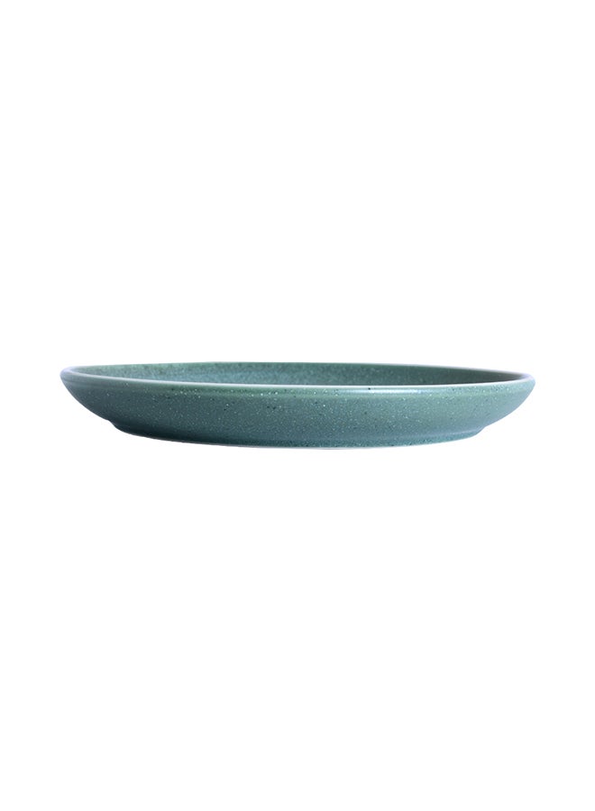 Ceramic Plate For Kiln Transformation Green 26.5x26.5x3cm