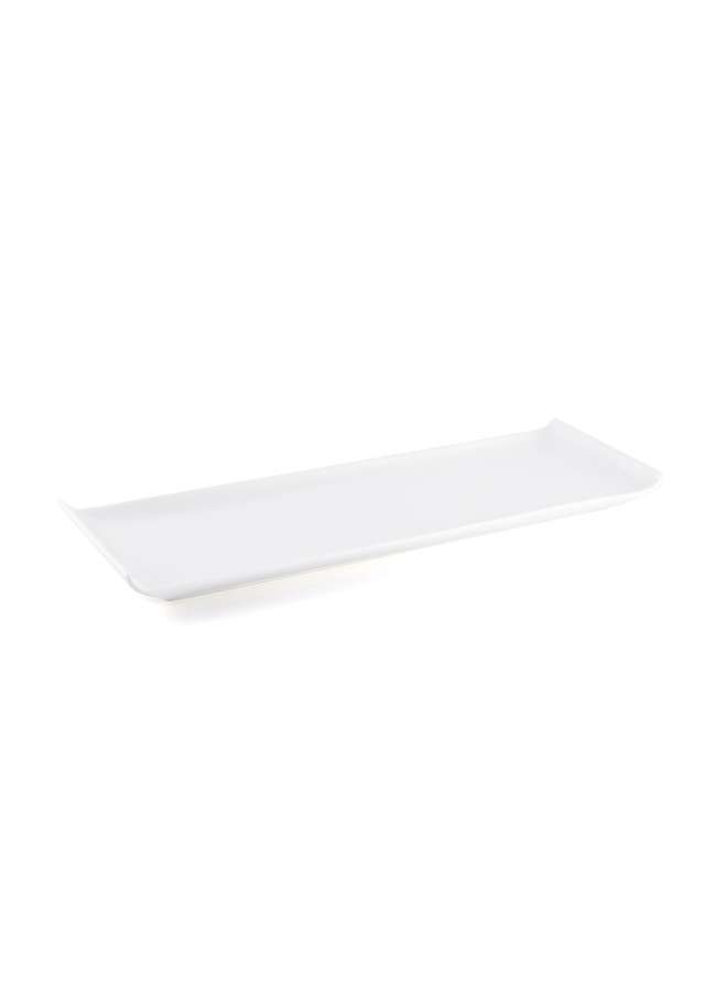 Ivory Porcelain Sushi Narrow Plate 40 cm