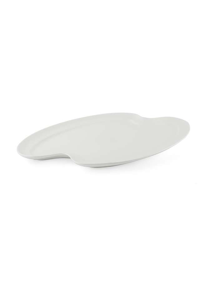 Ivory Porcelain Mixed Grill Plate 40x27 cm