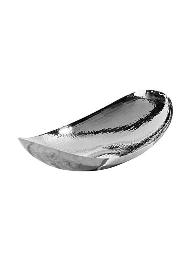 Stainless Steel Centerpiece Bowl Silver 17x8.5x3inch