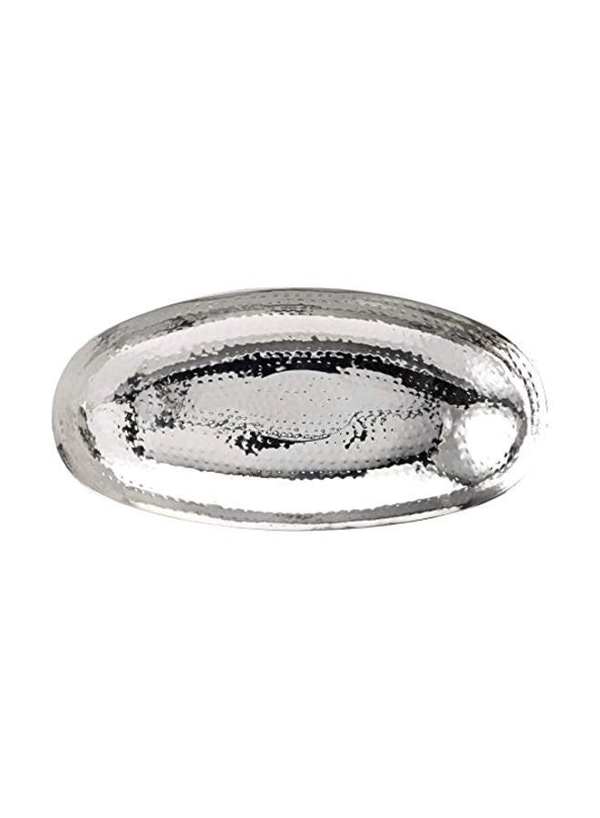 Stainless Steel Centerpiece Bowl Silver 17x8.5x3inch