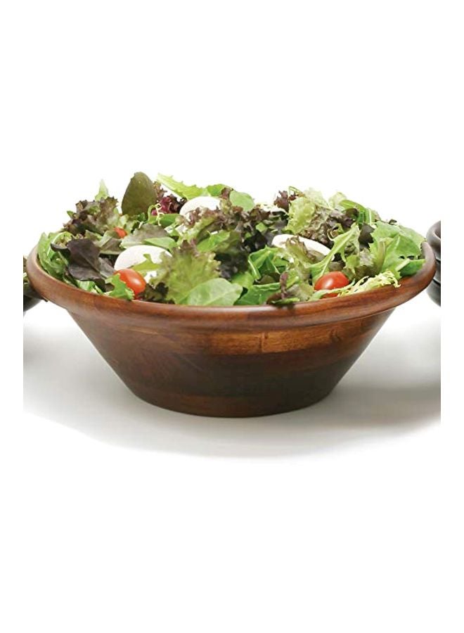 Round Rim Bowl Brown 12x4inch
