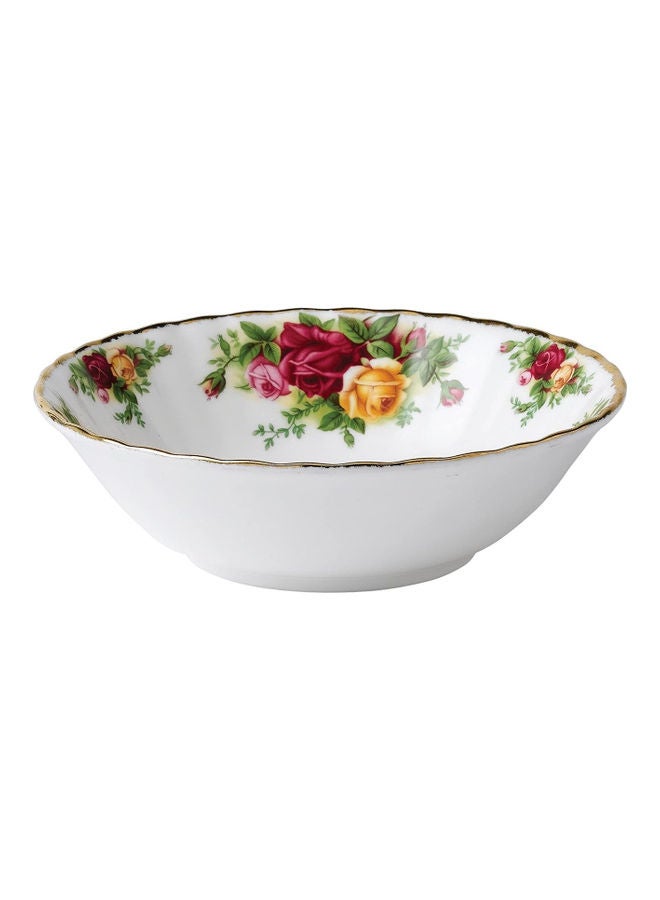 Old Country Roses All-Purpose Bowl White 6.25 x 6.25 x 1.5inch