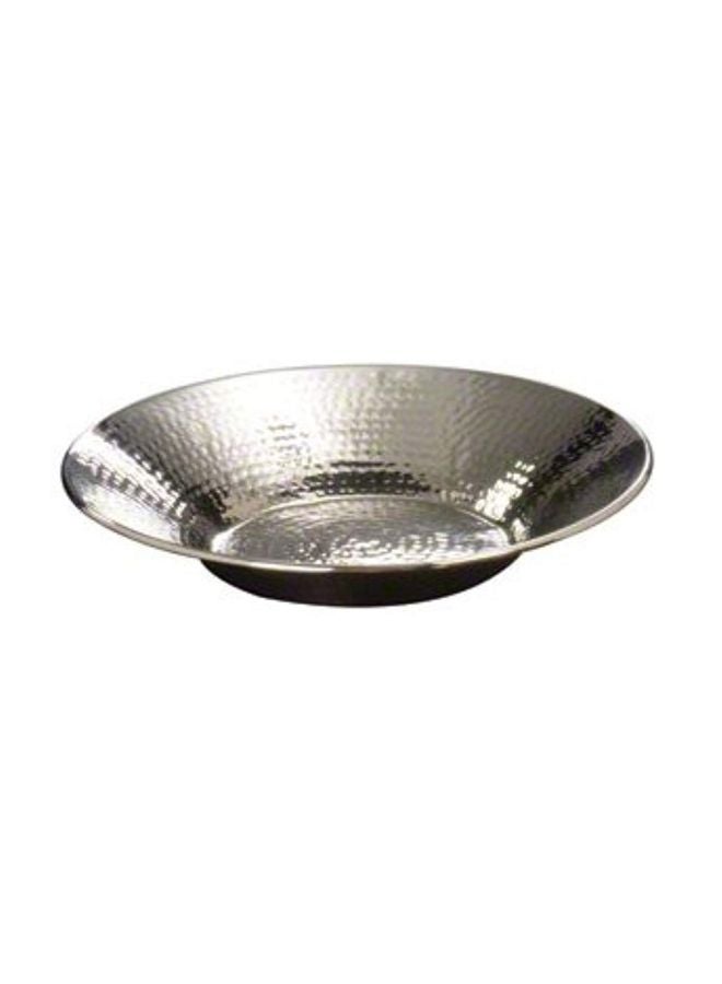 Stainless Steel Round Bowl Silver 8.5x8.5inch