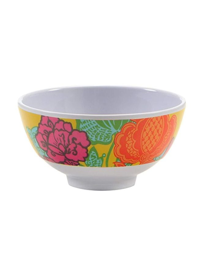 4-Piece Melamine Mini Bowl Set Green/Red/Black 4inch