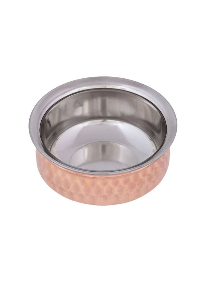 Copper Pot Without Lid Brown/Silver 13x5.5cm