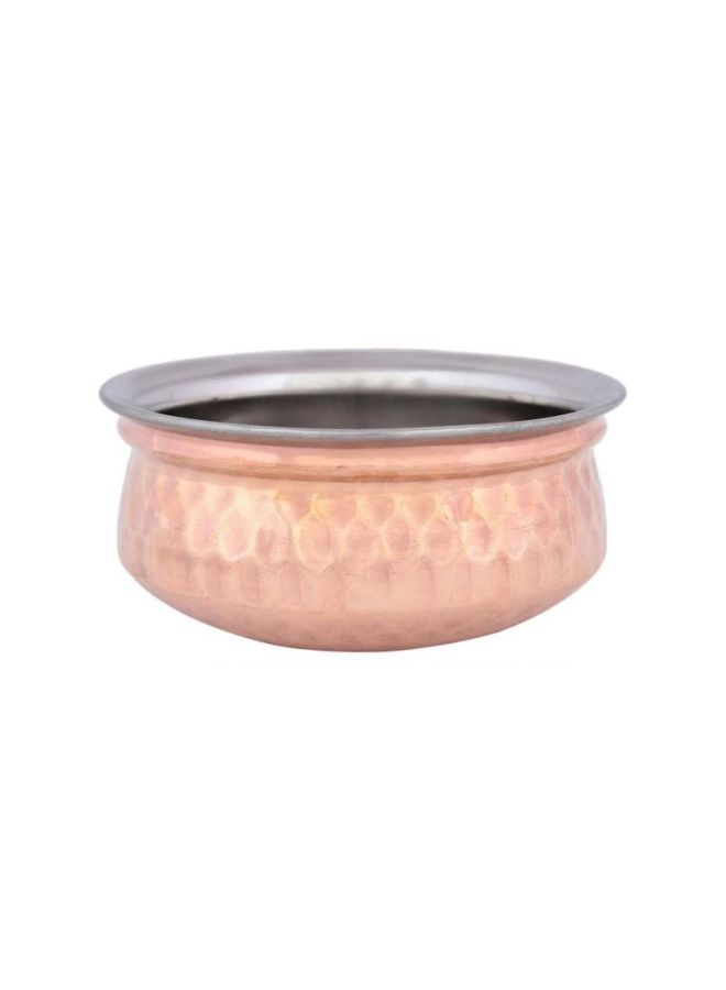 Copper Pot Without Lid Brown/Silver 13x5.5cm