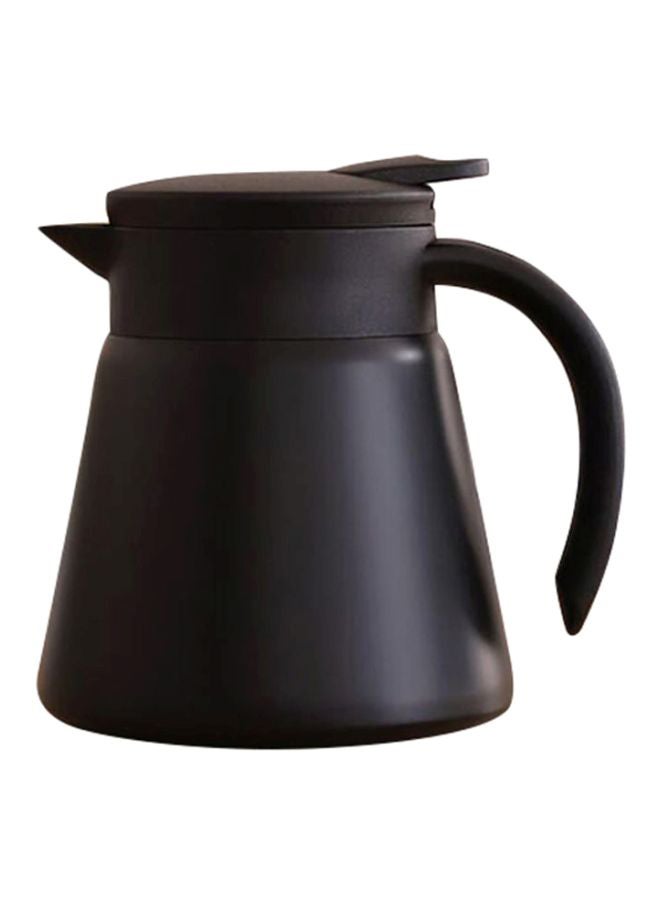Double-Layer Thermal Insulation Teapot Black 12x13.5cm